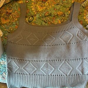 SHEIN Light Gray Knit Sweater